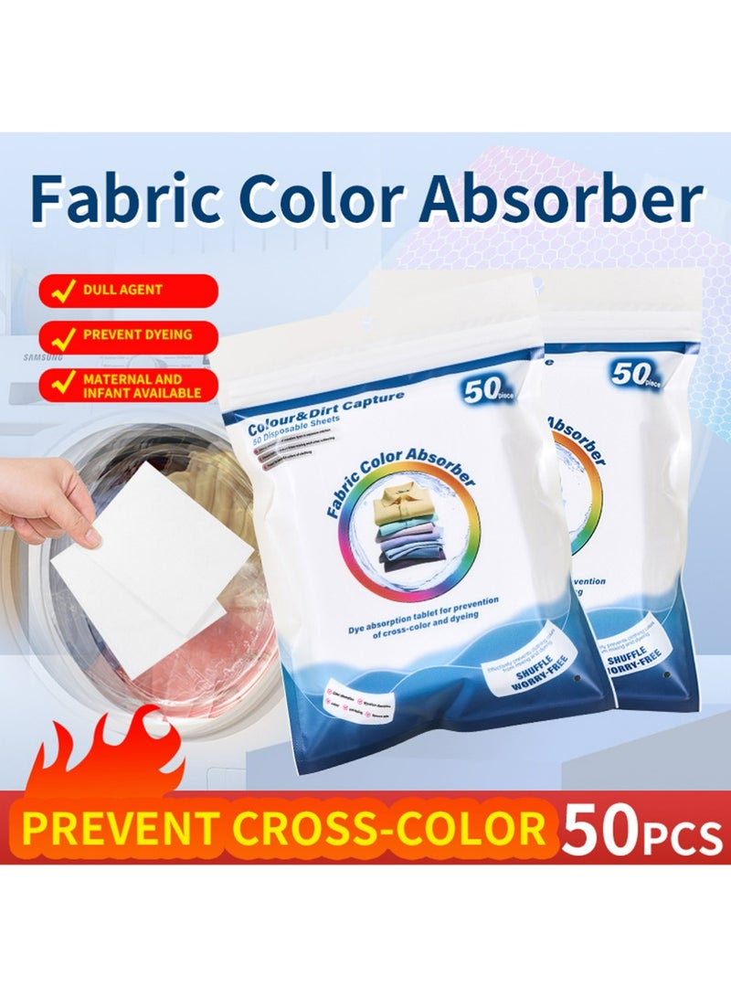 Color Catchers For Laundry, Allow Mixed Washing, Prevent Staining, Color Catcher Sheets, 100 Count - Image 2